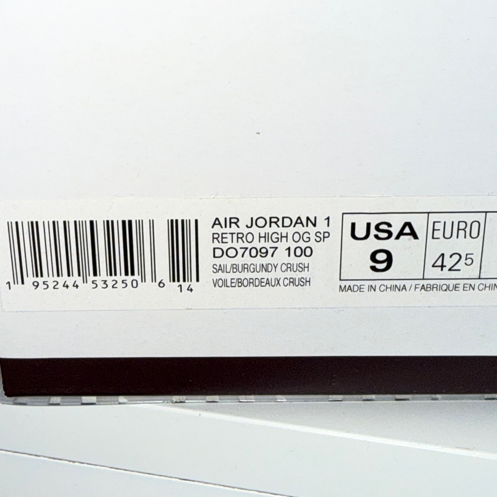 A Ma Maniere Air Jordan 1 High Top OG Size 9 - Picture 5 of 15